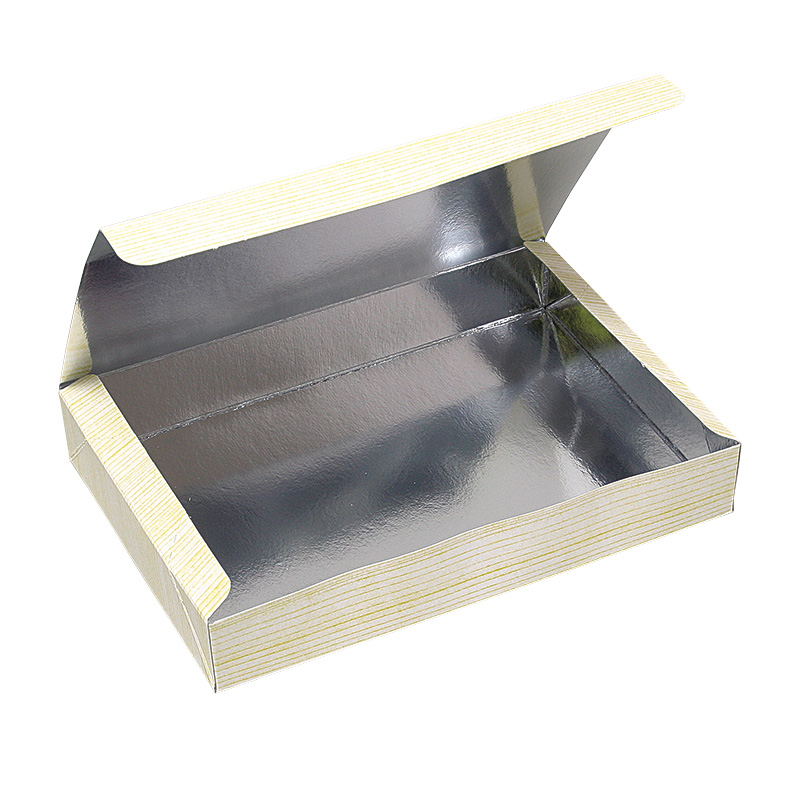 紙製銀折箱アサヒパック大2合フタ一体型