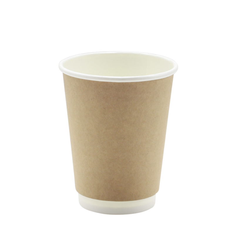 断熱二重クラフト紙コップ　１２－９０