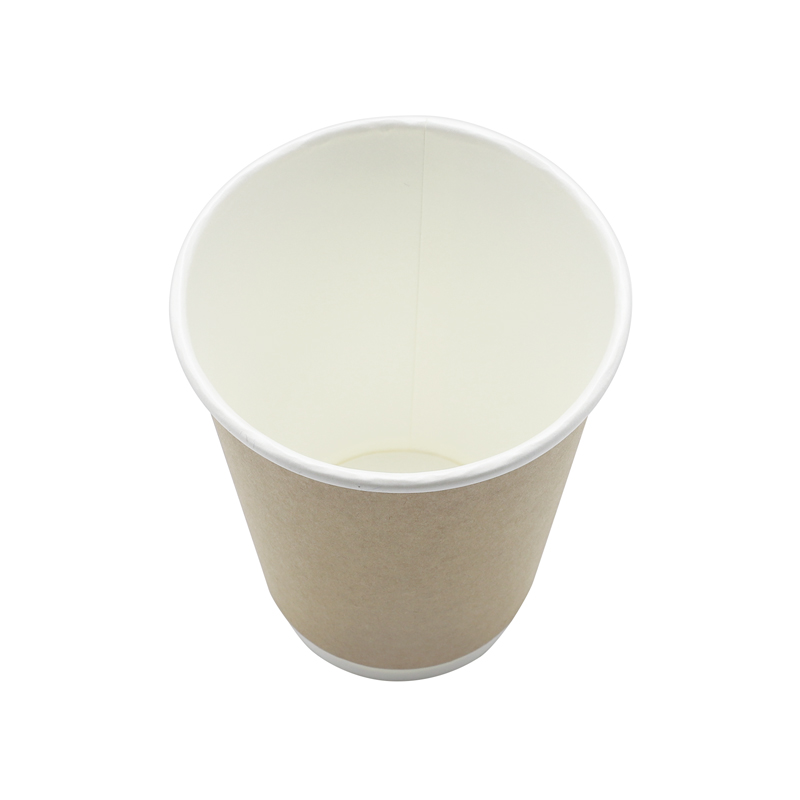 断熱二重クラフト紙コップ　１２－９０